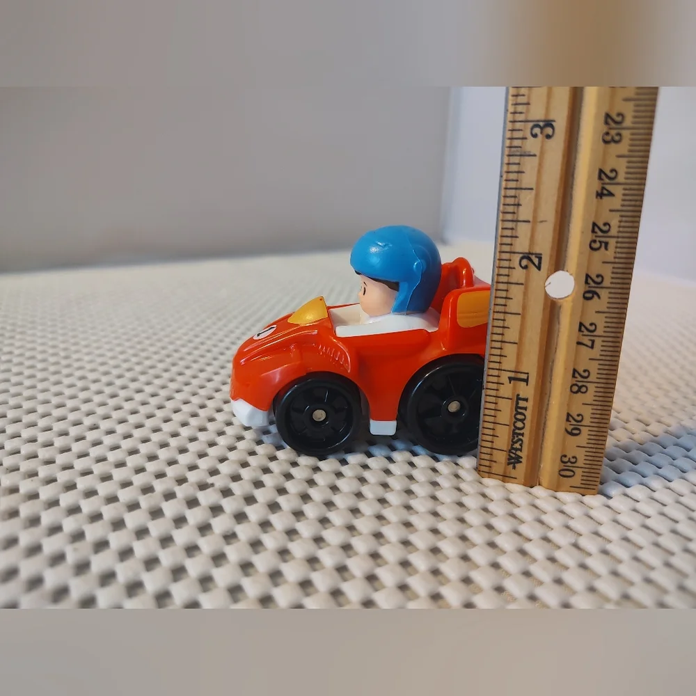 Little People Wheelies Race Car Red NWT 2015 Mattel Fisher Price